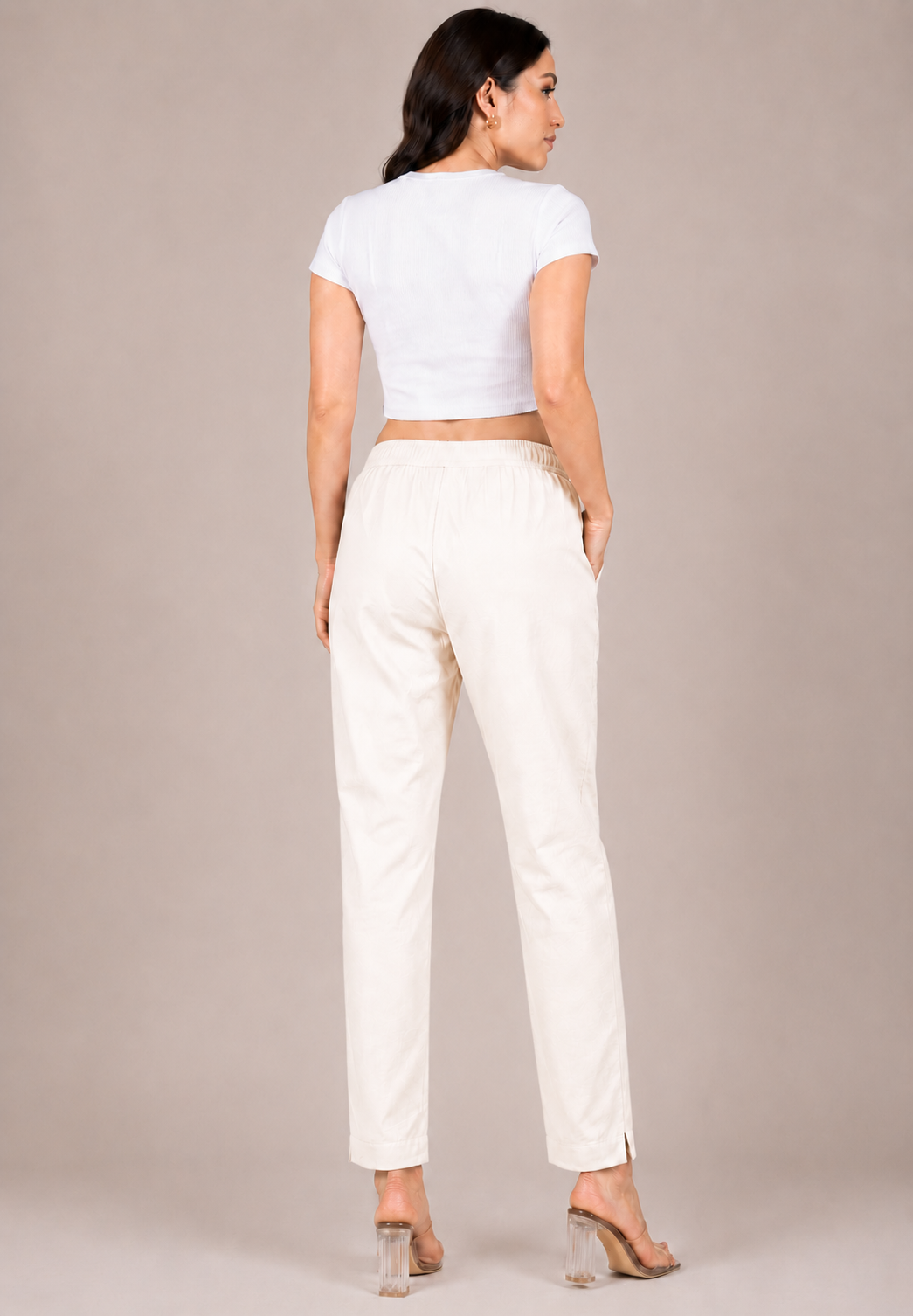 Cream/off White Straight Kurta Pant
