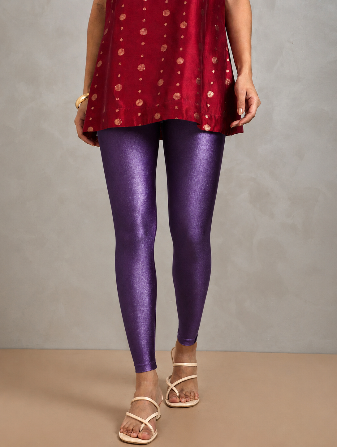 Women’s Purple Shimmer Leggings