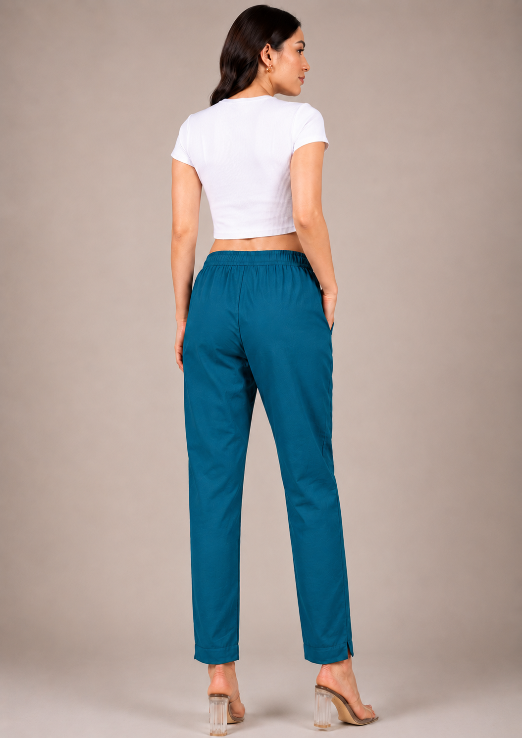 Rama Blue Straight Kurta Pant