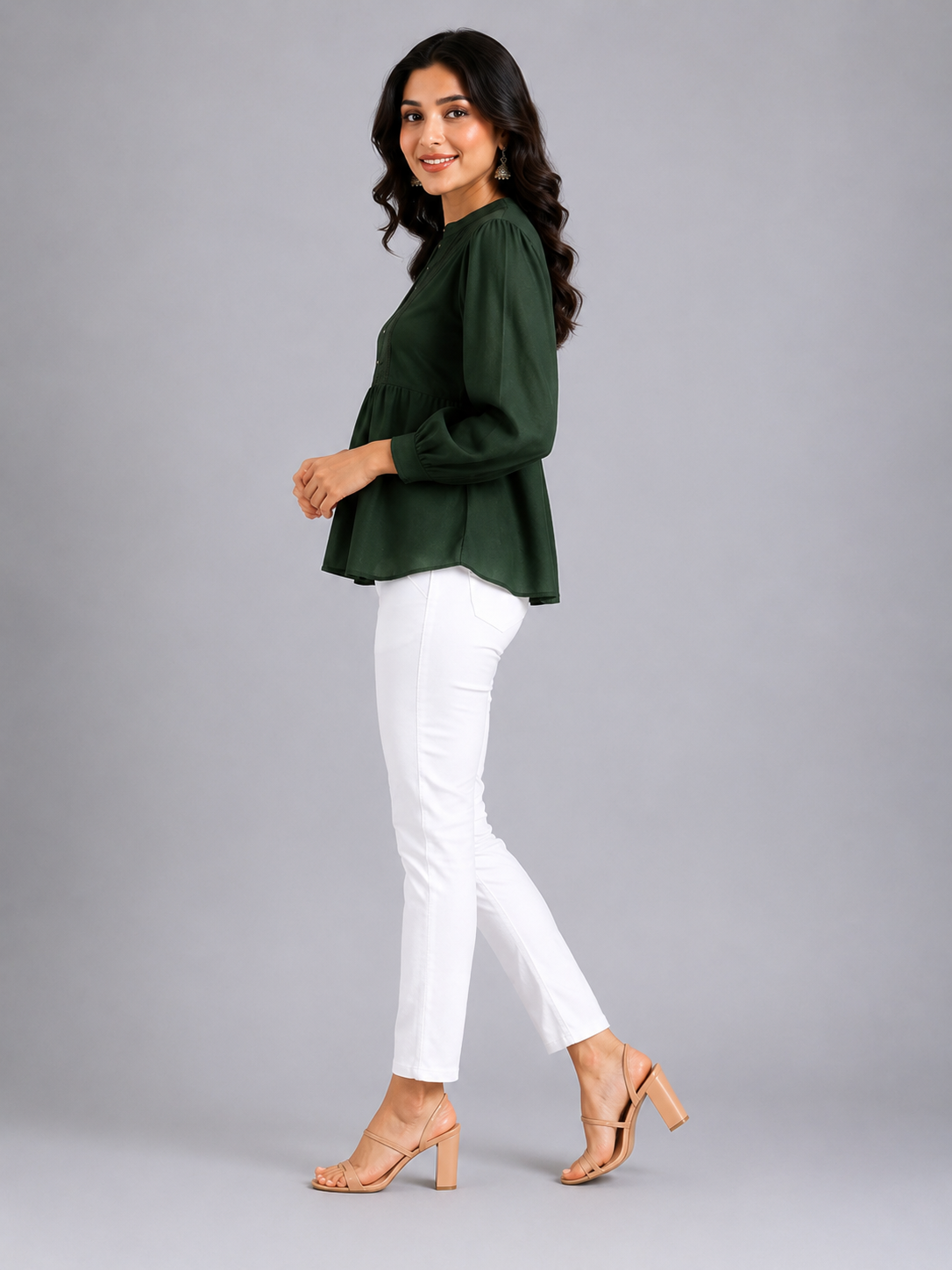 White Pure Cotton Pant