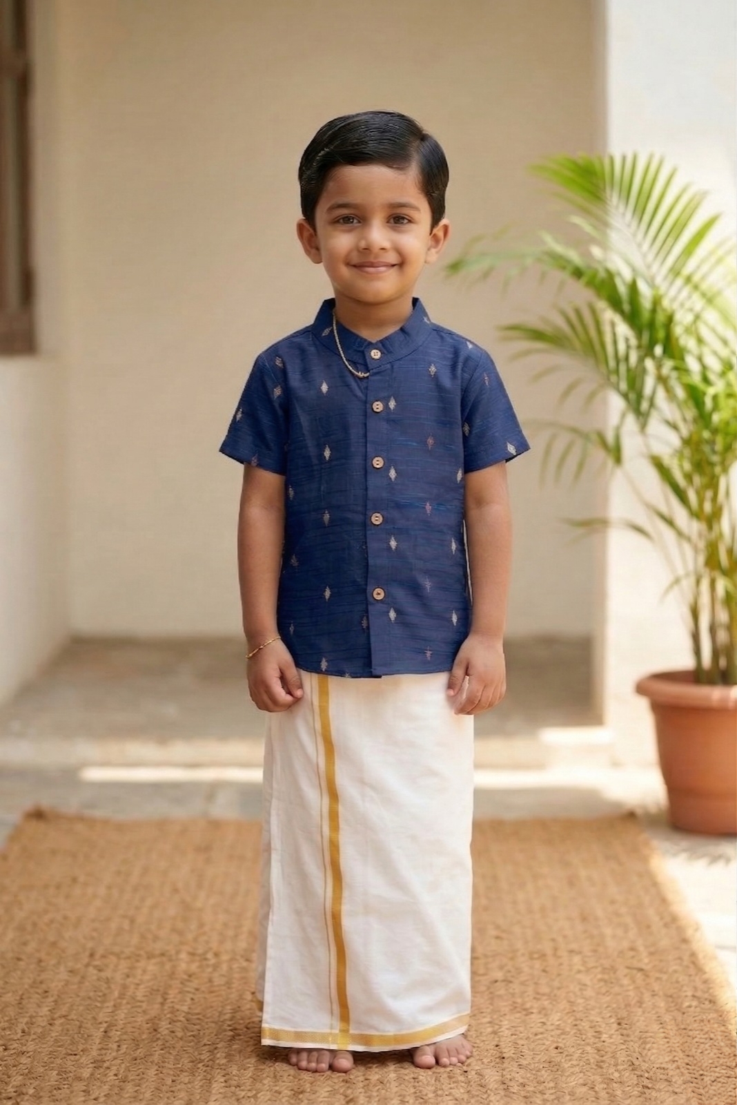 Navy Blue shirt for Boy Baby