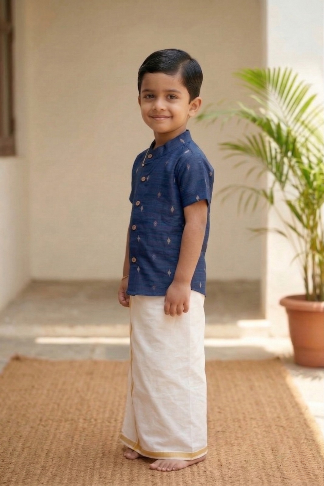 Navy Blue shirt for Boy Baby