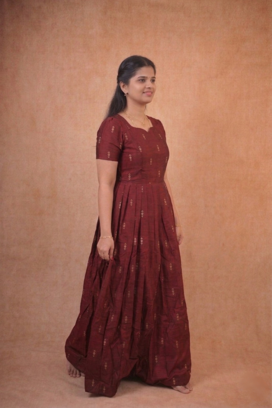 Maroon Frock
