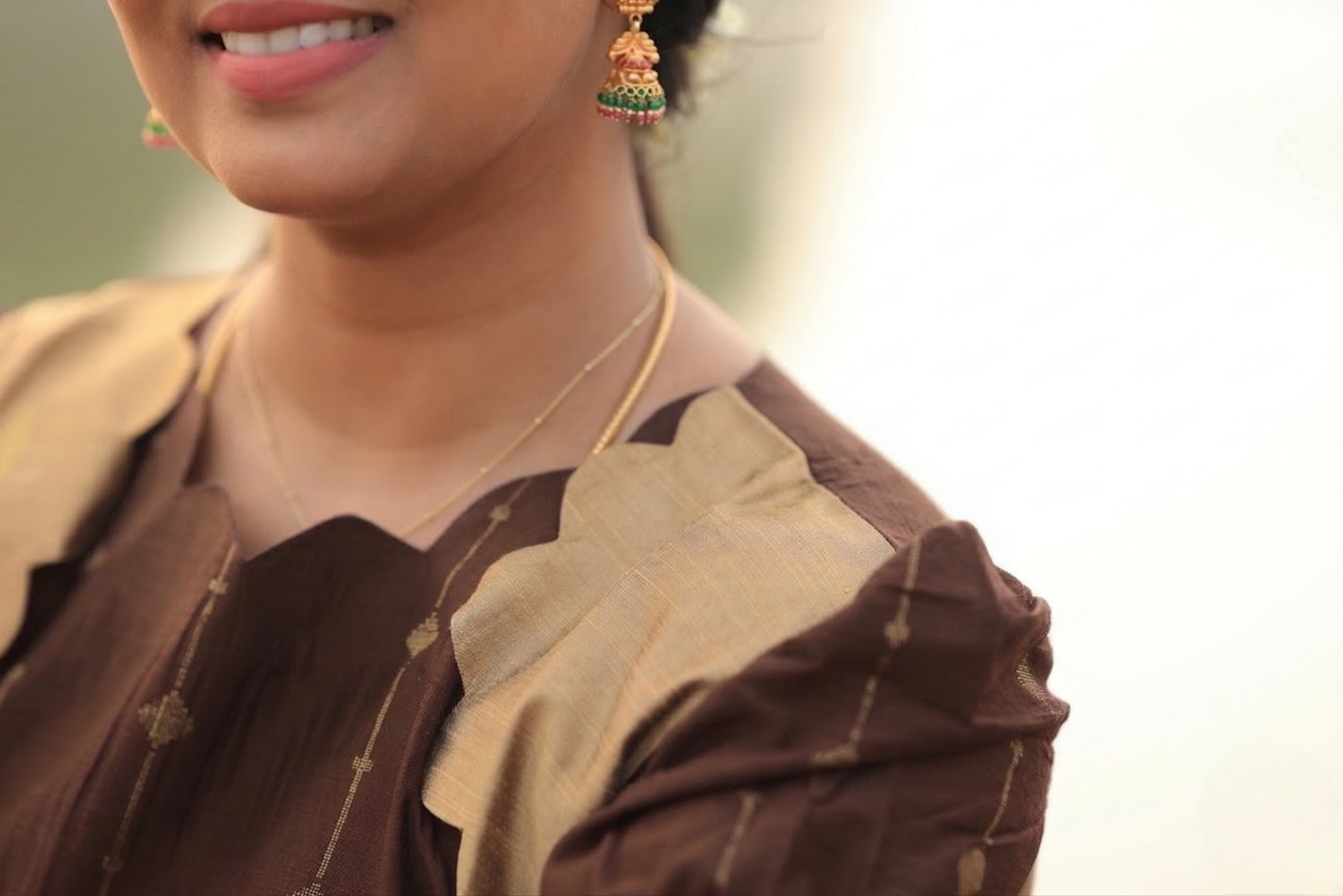 Coffee Brown color maxi