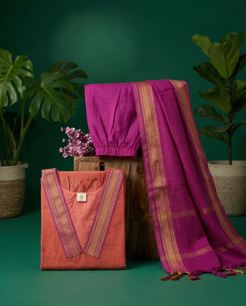 Lite Orange kurta set