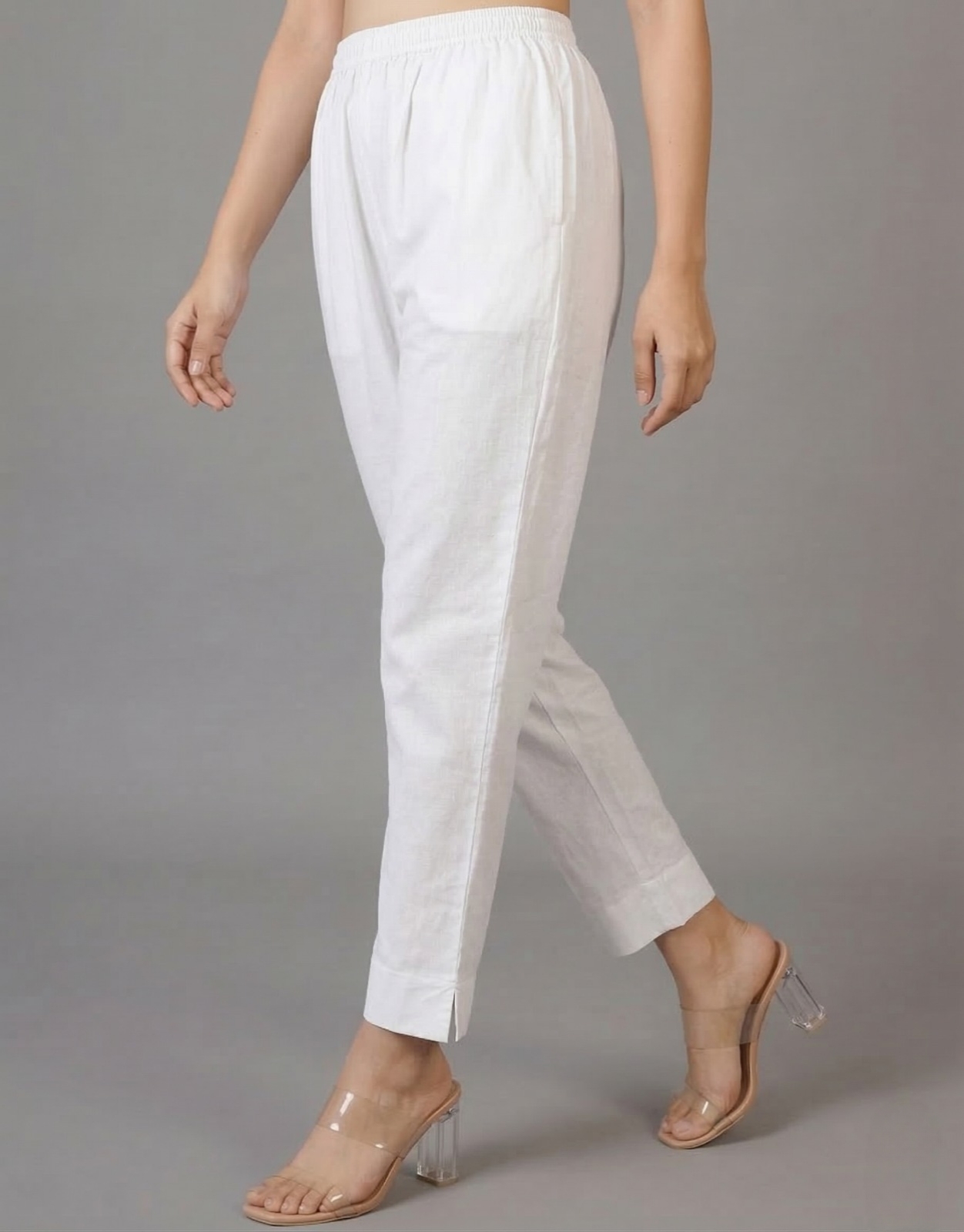 White Cotton Pant